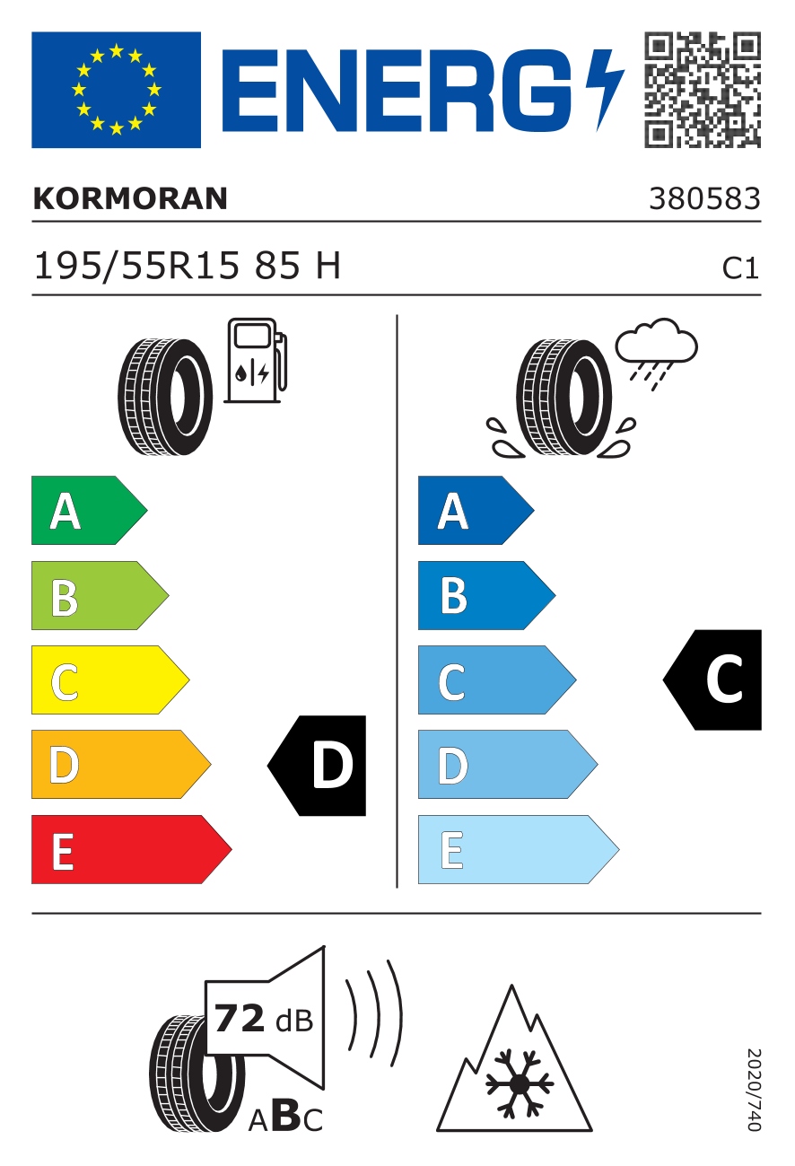 205/55R16 opona KORMORAN SNOW FR 91H